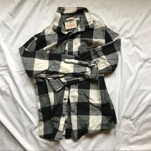 Buffalo plaid flannel women’s small